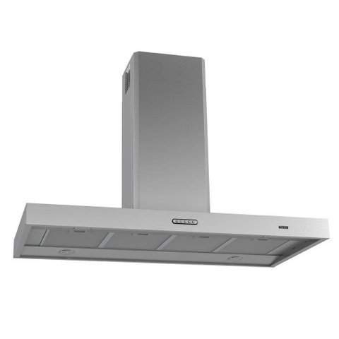 Coifa Terim Ilha Teto Retangular Inox 120 Cm Inox 220v