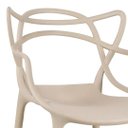 Ver imagem 3 de Kit 2 Cadeiras Allegra Nude – Design Moderno, Resistente e Fácil de Limpar