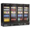 Expositor Vertical Linha Carbono 4 Portas Gcvr1950cb Gelopar Refrigerador 1979 Litros All Black 220v - 1
