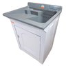 Gabinete em Plástico Abs Tanque com Esfregadeira Lateral de Fibra 40 Litros - 8