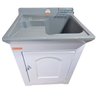 Gabinete em Plástico Abs Tanque com Esfregadeira Lateral de Fibra 40 Litros - 7