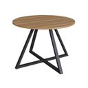 Ver imagem 1 de Mesa Reunião Redonda com 4 Lugares 110cm Home Office Concept Móvel na Caixa