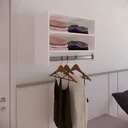 Ver imagem 5 de Cabideiro de Parede Arara em Mdf com 2 Nichos de 60cm