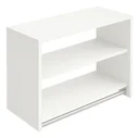 Ver imagem 2 de Cabideiro de Parede Arara em Mdf com 2 Nichos de 60cm