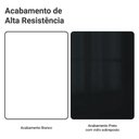Ver imagem 3 de Rack para Tv até 80 Polegadas 160cm com Pés Branco/preto Torino Madesa Branco/preto