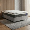 Ver imagem 3 de Cama Box Colchão King Molas Ensacadas Euro In Atlantic 193x203x66cm