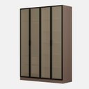 Ver imagem 4 de Guarda-roupa 4 Portas Reflecta 100% Mdf Orion CabeCasa MadeiraOriginals