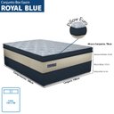 Ver imagem 3 de Conjunto Cama Box Casal 138x188x41cm Royal Blue Gazin Colchões Megasul