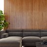 Painel Ripado Wpc Freijó Amadeirado 290x25cm 10mm - Revestimento Decorativo Parede Sala Quarto - 9