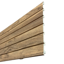 Ver imagem 1 de Painel Ripado Wpc Freijó Amadeirado 290x25cm 10mm - Revestimento Decorativo Parede Sala Quarto