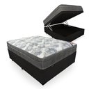 Ver imagem 1 de Cama Box Com Baú Viúva Blindado + Colchão De Molas Ensacadas - Ortobom - iso SuperPocket 128cm - Pre