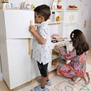 Ver imagem 5 de Kit Cozinha Infantil com Geladeira e Máquina de Lavar - Branco