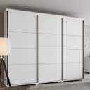 Ver imagem 1 de Guarda-Roupa Casal 3 Portas de Correr 267cm Eleganza Pop