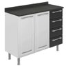 Gabinete Diamante com 2 Portas 4 Gavetas Itatiaia - 1