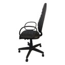 Ver imagem 4 de Cadeira Escritório Presidente Comfort Costurada Ergonômica NR17 Executiva Giratória Rodízios Courino