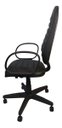 Ver imagem 4 de Cadeira Escritório Presidente Comfort Costurada Ergonômica NR17 Executiva Giratória Rodízios Courino