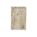 Ver imagem 1 de Pote Organize com Tampa Mármore Travertino Romano Bruto Vintage 13x9cm