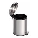 Ver imagem 2 de Kit Lixeira Inox Pedal 5 Litros Tramontina e Escova Sanitária