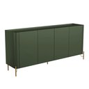 Ver imagem 1 de Balcão Buffet 180cm Porta Lisa 100% Mdf com Pés em Metal