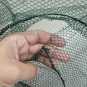 Ver imagem 3 de Armadilha Peixe Covo 8 Furos Rede Pesca Isca Siri Camarao Lagosta Ciriguejo Piaba Lambari Mar Açude