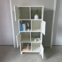 Ver mais imagens de Armário para Escritório e Home Office com 8 Nichos 4 Portas Wally Branco Artany