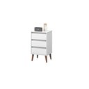 Ver imagem 1 de Mesa de Cabeceira Retro Wood Branco - Ej Móveis