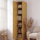 Ver imagem 2 de Guarda Roupa Planejado 1 Porta Ripada 40cm Samambaia CabeCasa MadeiraOriginals Marrom/Carvalho