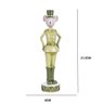 Escultura Natalina Camundongo com Farda e Chapeu 21,5cm - 3