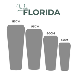 Vaso Decorativo Fibra de Vidro Florida M 80cm Vermelho - 5