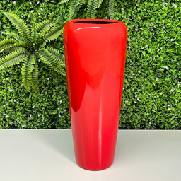Vaso Decorativo Fibra de Vidro Florida M 80cm Vermelho - 4