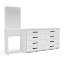 Ver imagem 2 de Cômoda Penteadeira 8 Gavetas Valência Branco