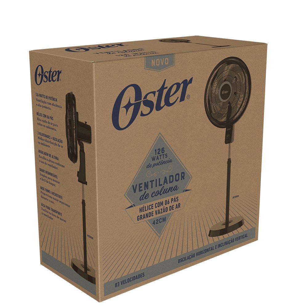 Ventilador de Coluna Oster Super Breeze Ovtr880 - 127v - 3