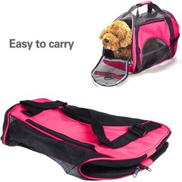 Bolsa Transporte Pet Grande até 8kg para Cachorro Gato Nylon - 5