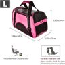 Bolsa Transporte Pet Grande até 8kg para Cachorro Gato Nylon - 7