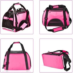 Bolsa Transporte Pet Grande até 8kg para Cachorro Gato Nylon - 3