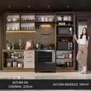 Ver imagem 6 de Armário de Cozinha Completa 270cm Rustic/crema Agata Madesa 08
