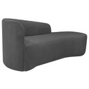 Ver imagem 4 de Kit Sofá Curvo França 140cm Ld. e 2 Poltronas Luiza Max Conforto, Linho Cinza Escuro
