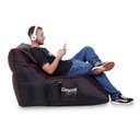 Ver imagem 3 de Pufe Gamer Ultimate Chaise - Puff Impermeável, Ergonômico, com Bolsos Laterais