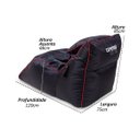 Ver mais imagens de Pufe Gamer Ultimate Chaise - Puff Impermeável, Ergonômico, com Bolsos Laterais