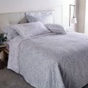 Ver imagem 2 de Kit Colcha King Size Gran Percalle Celeste 3 Peças 200 Fios 100% Algodão Buddemeyer