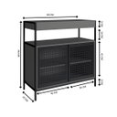 Ver imagem 4 de Gabinete Banheiro com Cuba Branca Estilo Industrial Telada