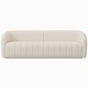 Ver imagem 1 de Sofá 3 Lugares 292cm Bipartido West Bouclé Off White - Sallar Home