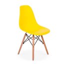 Ver imagem 2 de Cadeira Eiffel Charles Eames Base Madeira Wood: Rosa Bebê