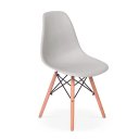 Ver imagem 4 de Cadeira Eiffel Charles Eames Base Madeira Wood: Rosa Bebê