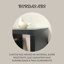 Ver mais imagens de Armário para Escritório e Home Office com 8 Nichos 4 Portas Ótimo Espaço de Armazenamento Preto Arta