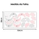Ver imagem 5 de Adesivo De Parede Baby Nuvem C/ Lua Infantis Rosa