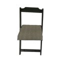 Ver imagem 3 de Mesa Dobrável com 4 Cadeiras Estofadas 120x70 Xadrez