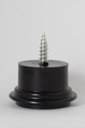 Ver imagem 3 de Pé para Sofá 3,3cm Preto Redondo Kit 12 Unidades