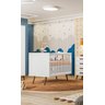 Berço Mini Cama Qencanto Retrô Qmovi Branco Acetinado - 1