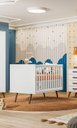 Ver imagem 1 de Berço Mini Cama Qencanto Retrô Qmovi Branco Acetinado